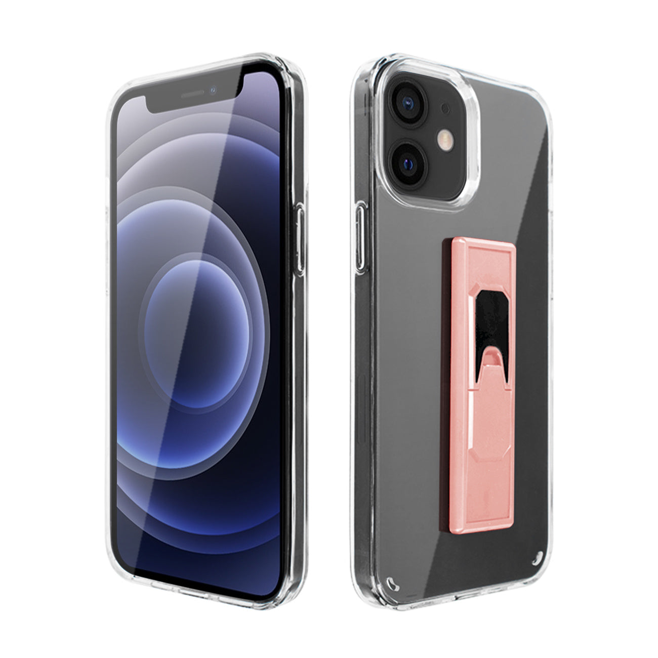 TPU Bumper Shockproof Case With Embedded Coil APPLE IPHONE 12 MINI In Pink